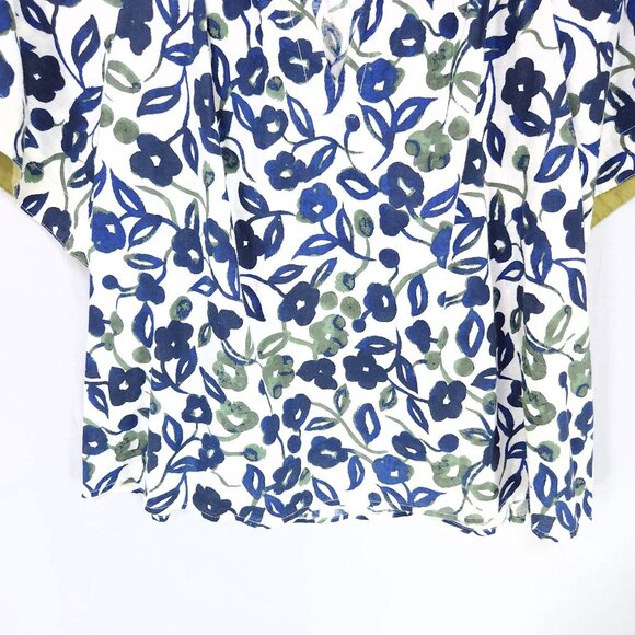Velvet By Graham & Spencer Peasant Blouse Women’s XS Cotton Floral Boho Chic - Picture 5 of 11